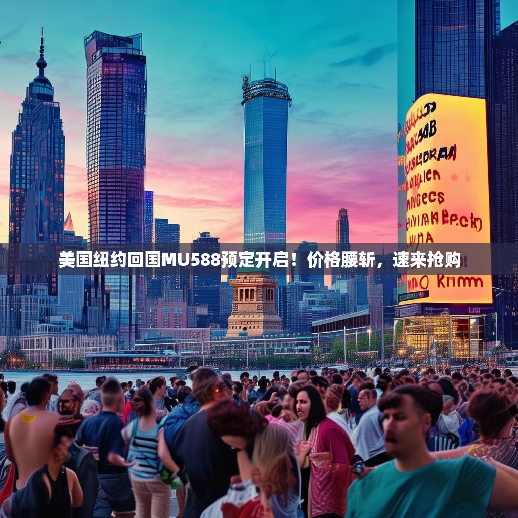 美国纽约回国MU588预定开启！价格腰斩，速来抢购