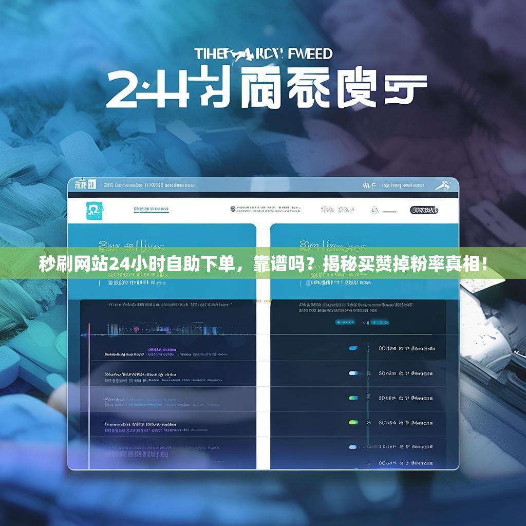 秒刷网站24小时自助下单，靠谱吗？揭秘买赞掉粉率真相！