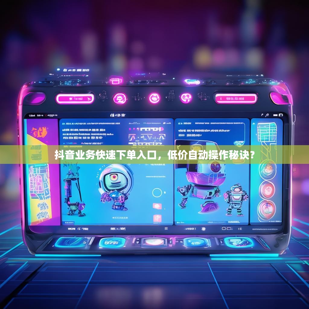 抖音业务快速下单入口,低价自动操作秘诀? 抖音业务快速下单入口,低价自动操作秘诀?