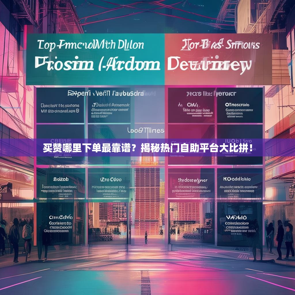 买赞哪里下单最靠谱？揭秘热门自助平台大比拼！