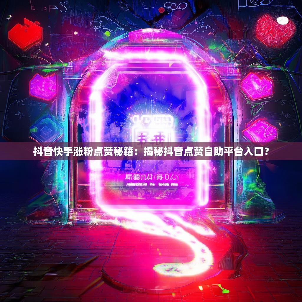 抖音快手涨粉点赞秘籍：揭秘抖音点赞自助平台入口？