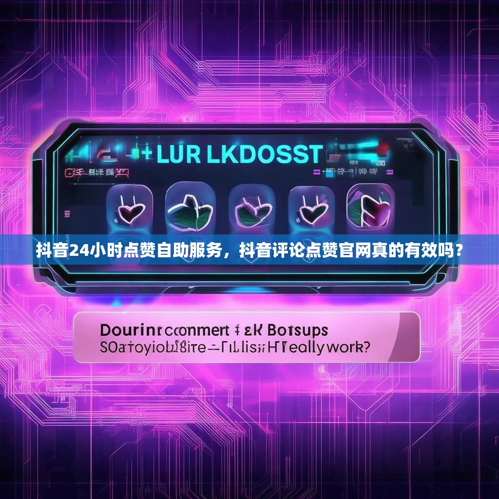 抖音24小时点赞自助服务，抖音评论点赞官网真的有效吗？