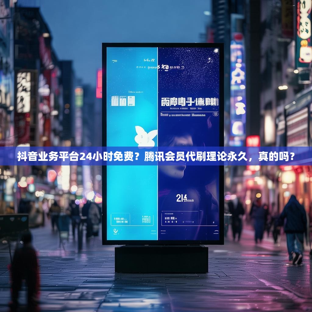 抖音业务平台24小时免费?腾讯会员代刷理论永久,真的吗? 抖音业务平台24小时免费?腾讯会员代刷理论永久,真的吗?