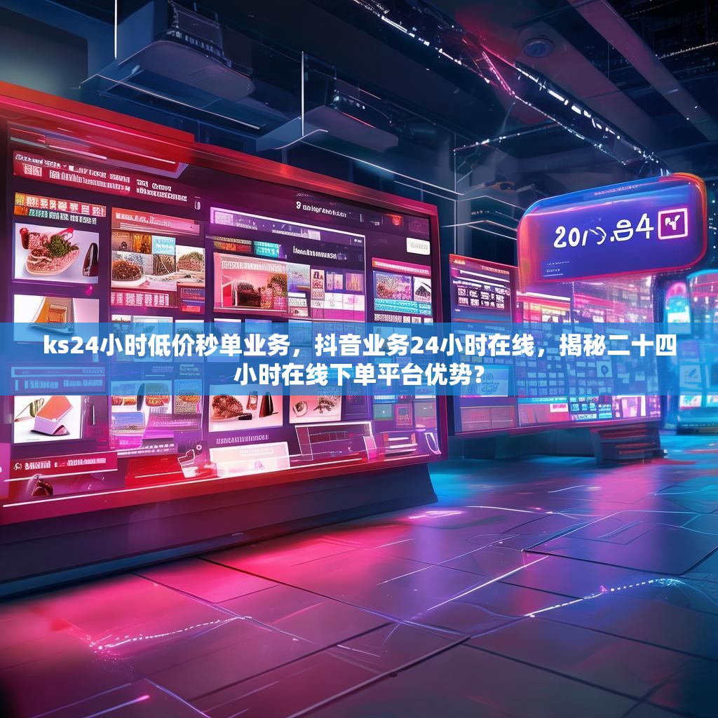 ks24小时低价秒单业务，抖音业务24小时在线，揭秘二十四小时在线下单平台优势？