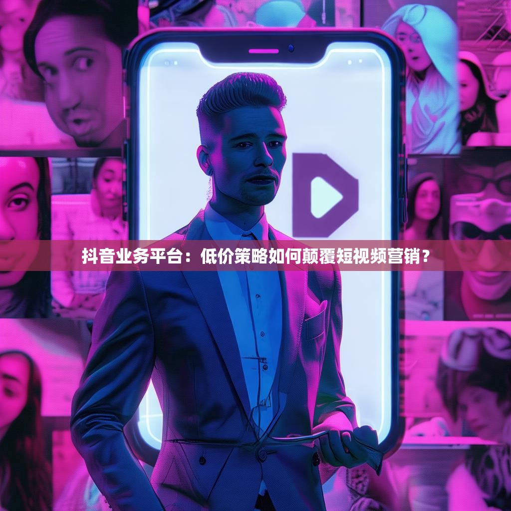 抖音业务平台：低价策略如何颠覆短视频营销？