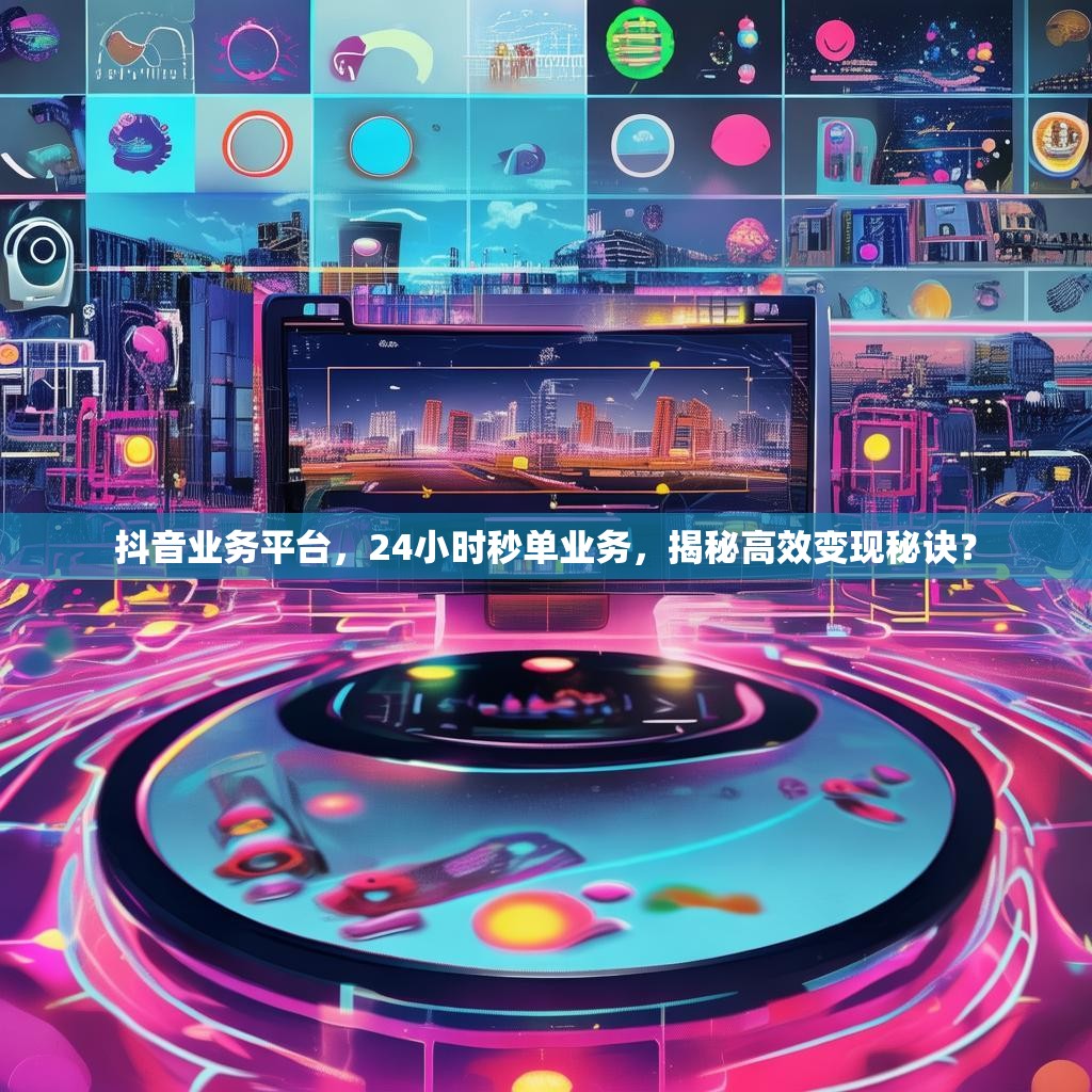 抖音业务平台，24小时秒单业务，揭秘高效变现秘诀？
