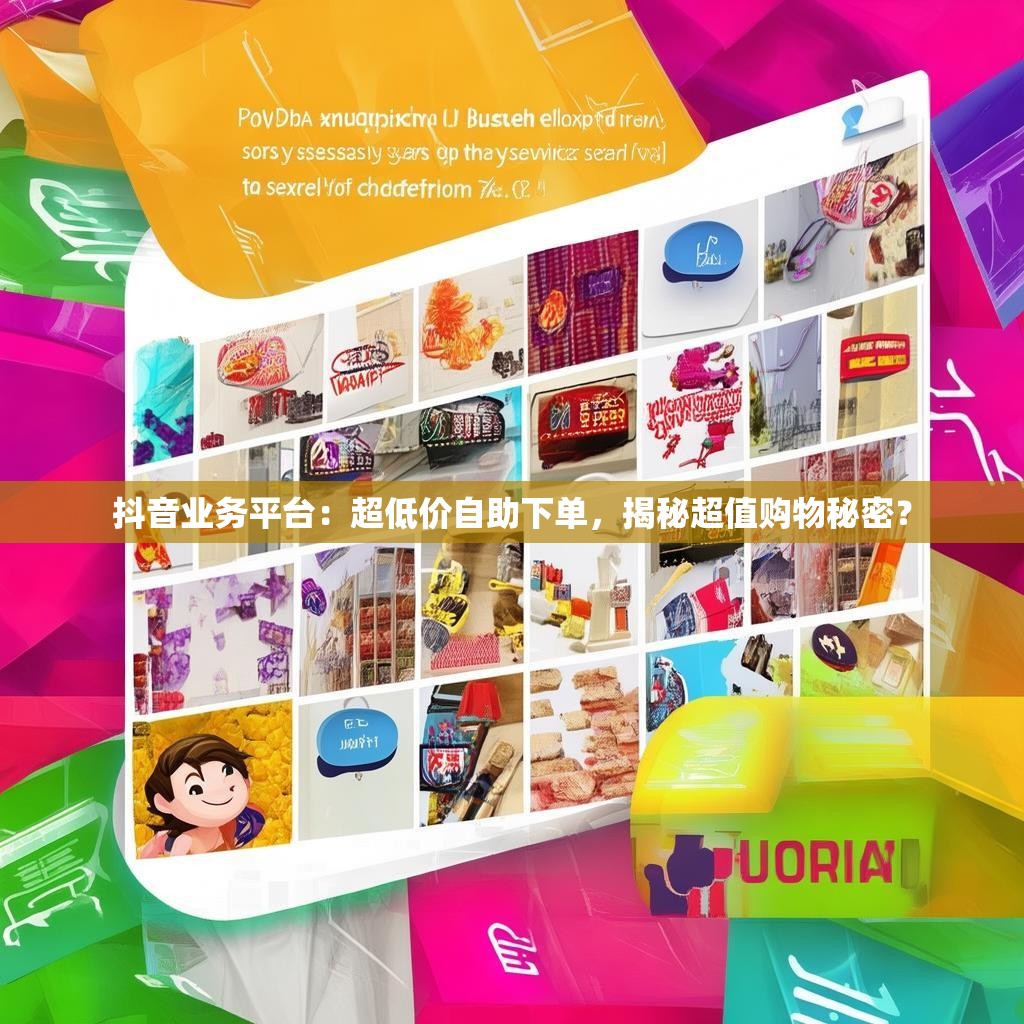 抖音业务平台：超低价自助下单，揭秘超值购物秘密？