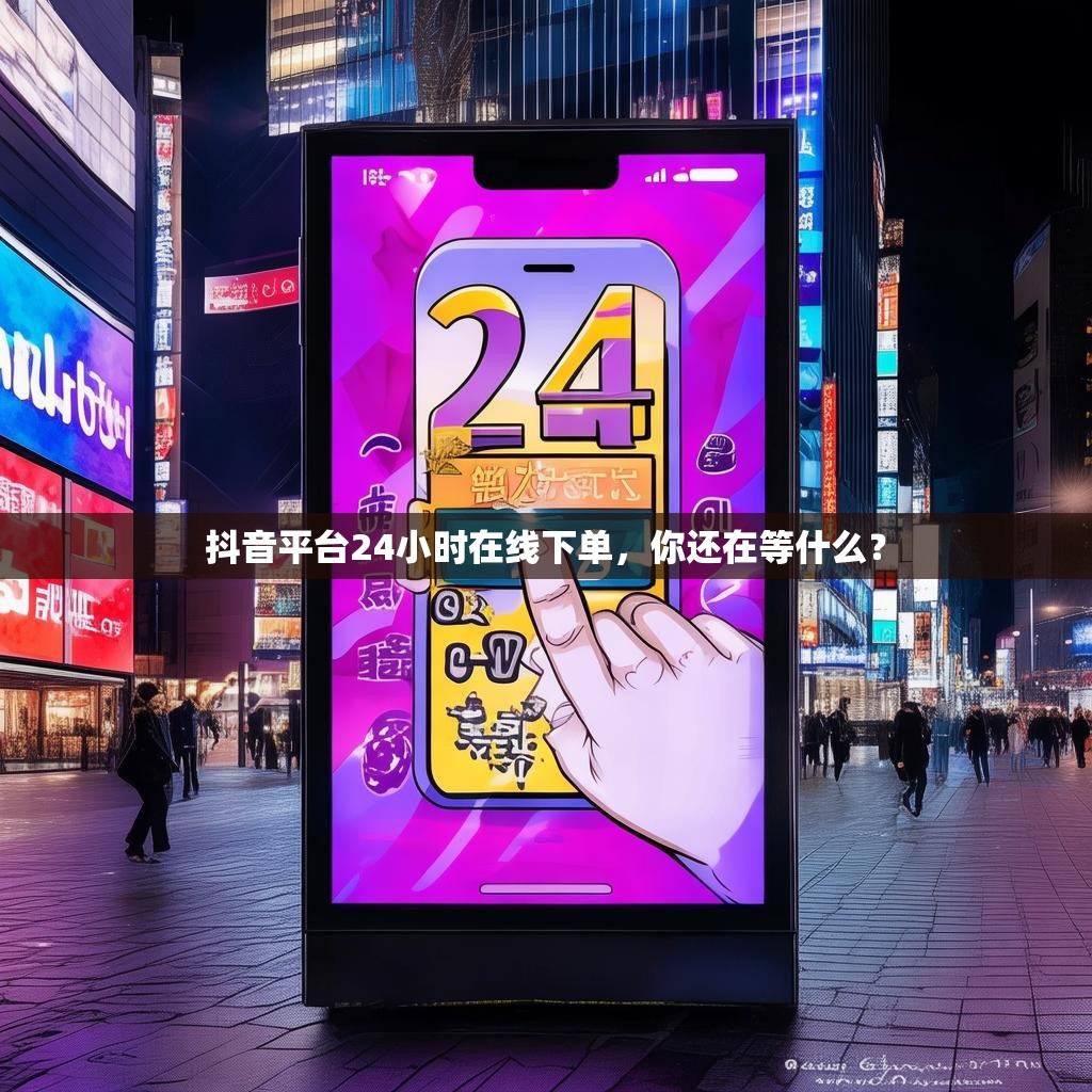 抖音平台24小时在线下单，你还在等什么？