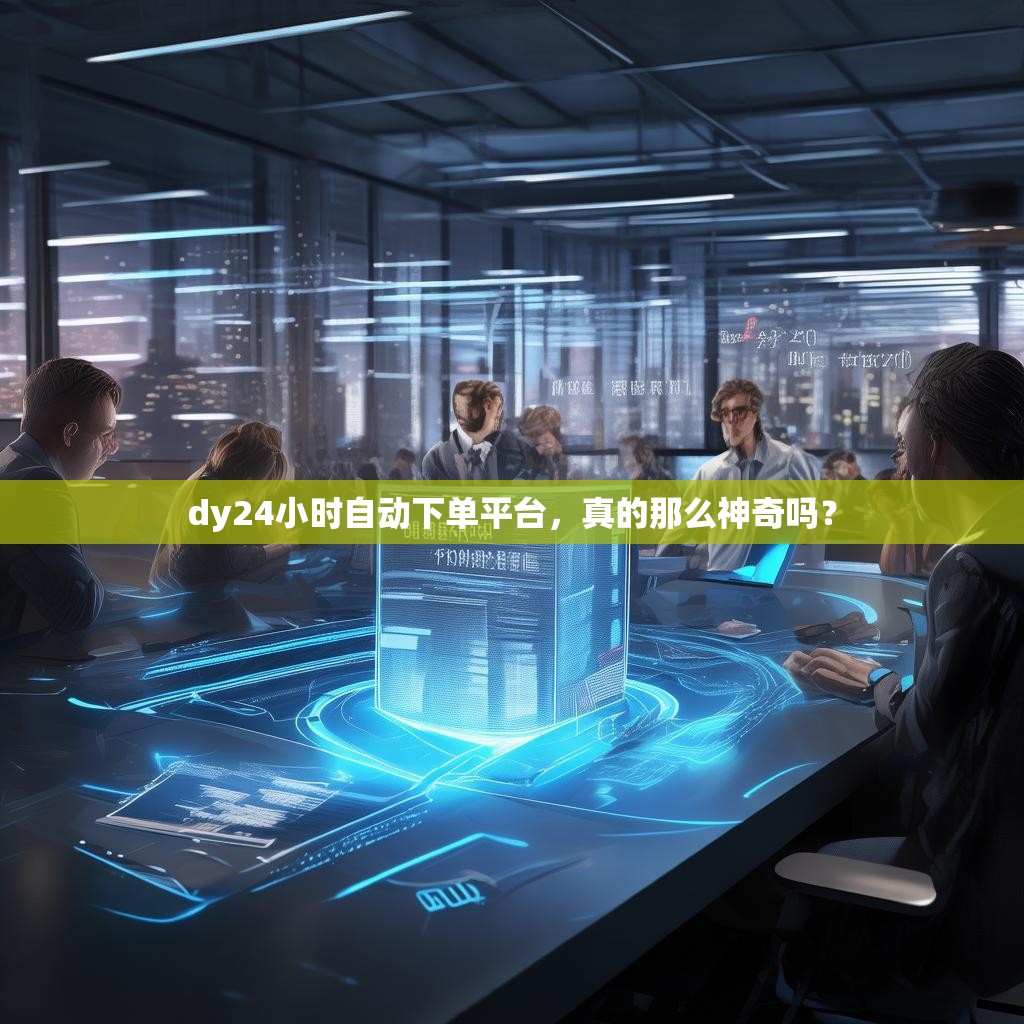 dy24小时自动下单平台，真的那么神奇吗？