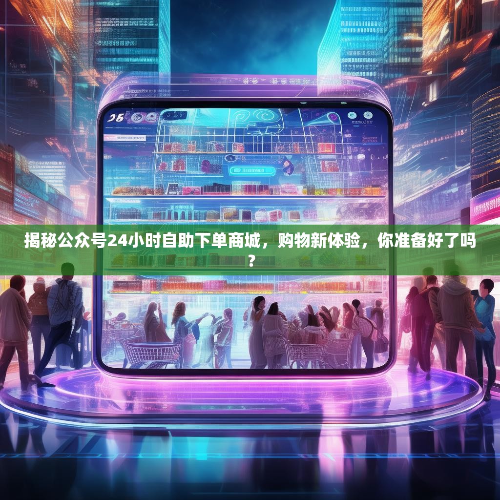 揭秘公众号24小时自助下单商城，购物新体验，你准备好了吗？