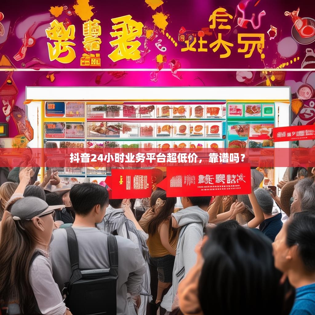 抖音24小时业务平台超低价，靠谱吗？