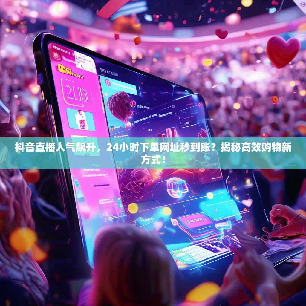 抖音直播人气飙升,24小时下单网址秒到账?揭秘高效购物新方式! 抖音直播人气飙升,24小时下单网址秒到账?揭秘高效购物新方式!