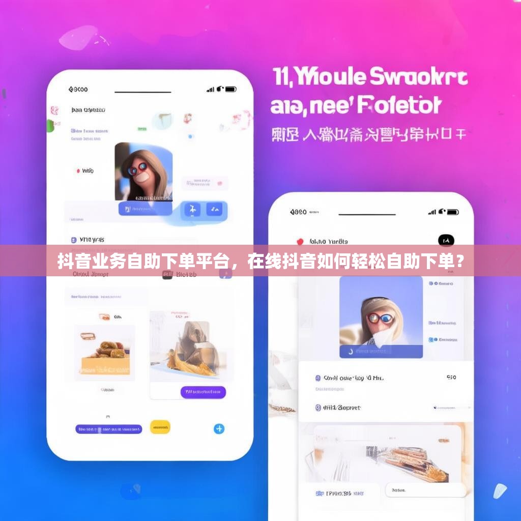 抖音业务自助下单平台，在线抖音如何轻松自助下单？