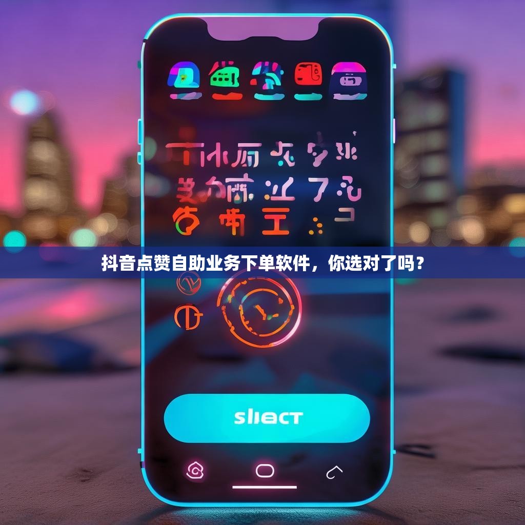 抖音点赞自助业务下单软件，你选对了吗？