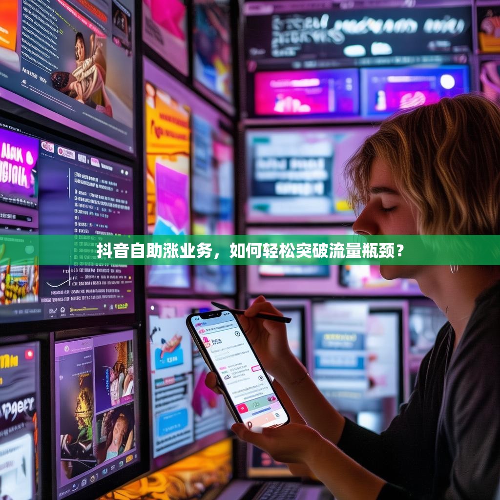 抖音自助涨业务，如何轻松突破流量瓶颈？