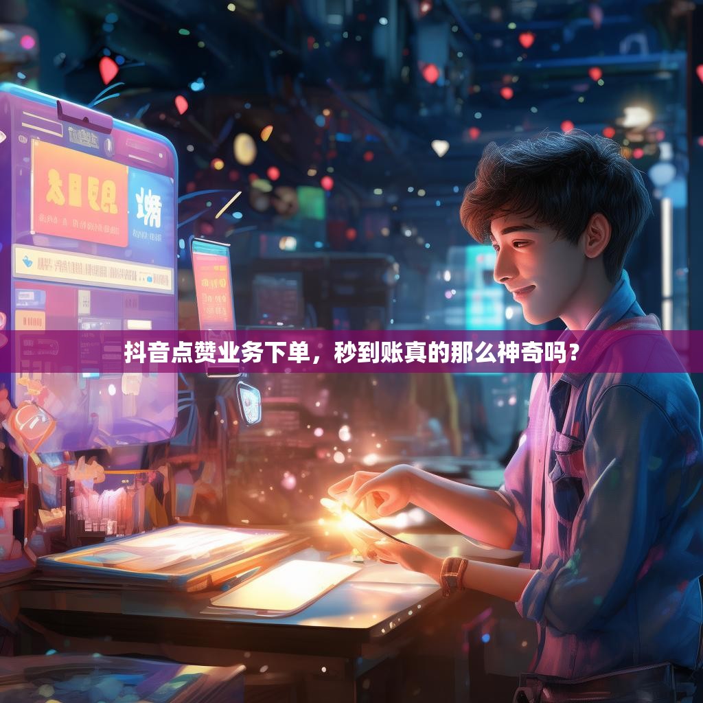 抖音点赞业务下单，秒到账真的那么神奇吗？