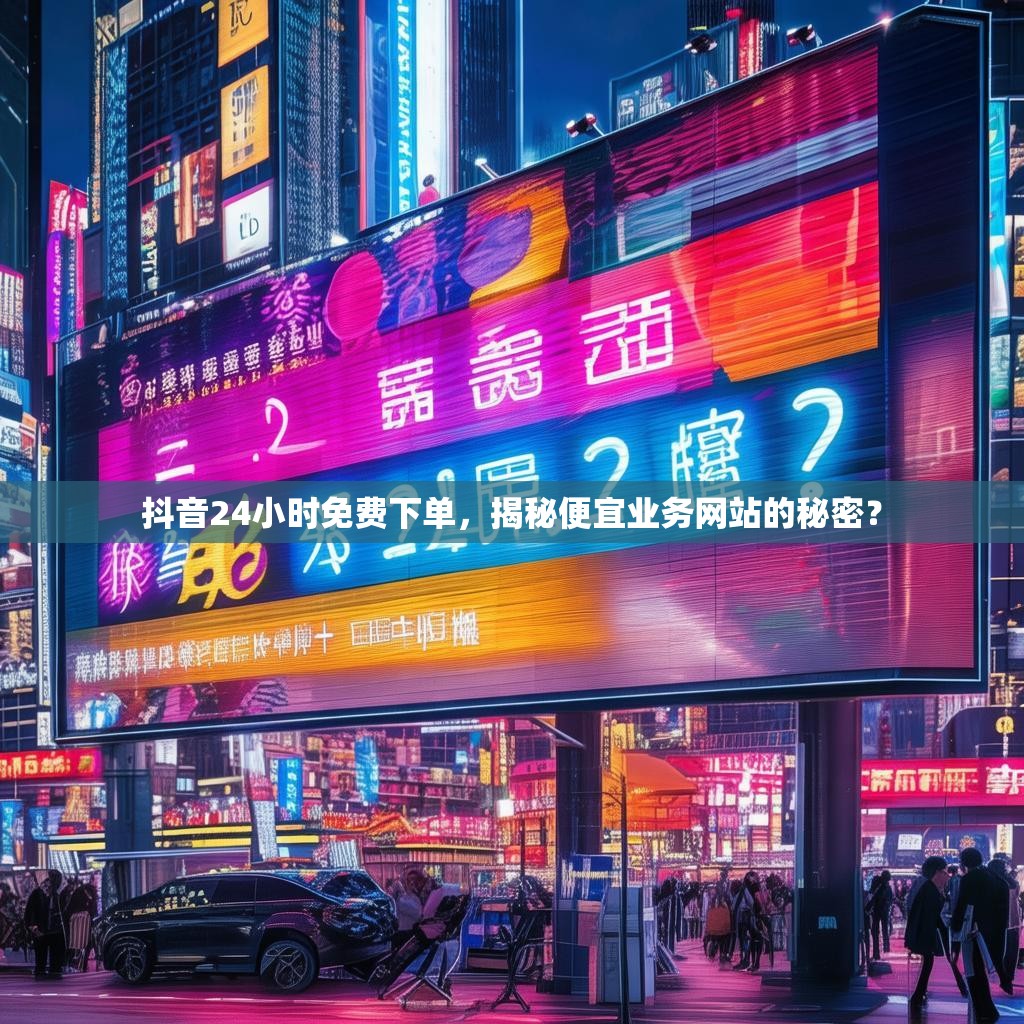抖音24小时免费下单，揭秘便宜业务网站的秘密？