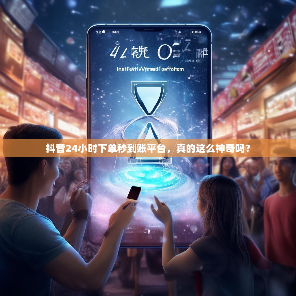 抖音24小时下单秒到账平台，真的这么神奇吗？