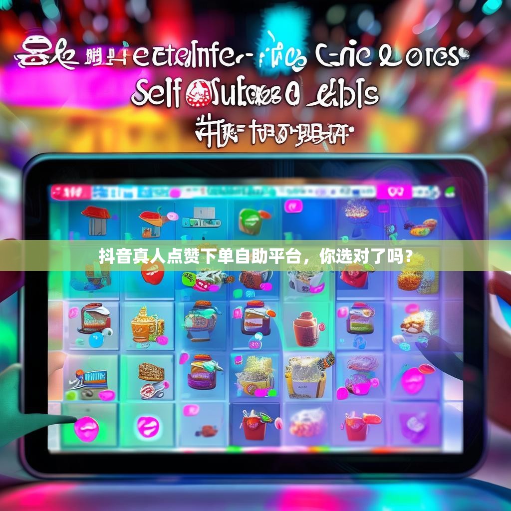 抖音真人点赞下单自助平台，你选对了吗？