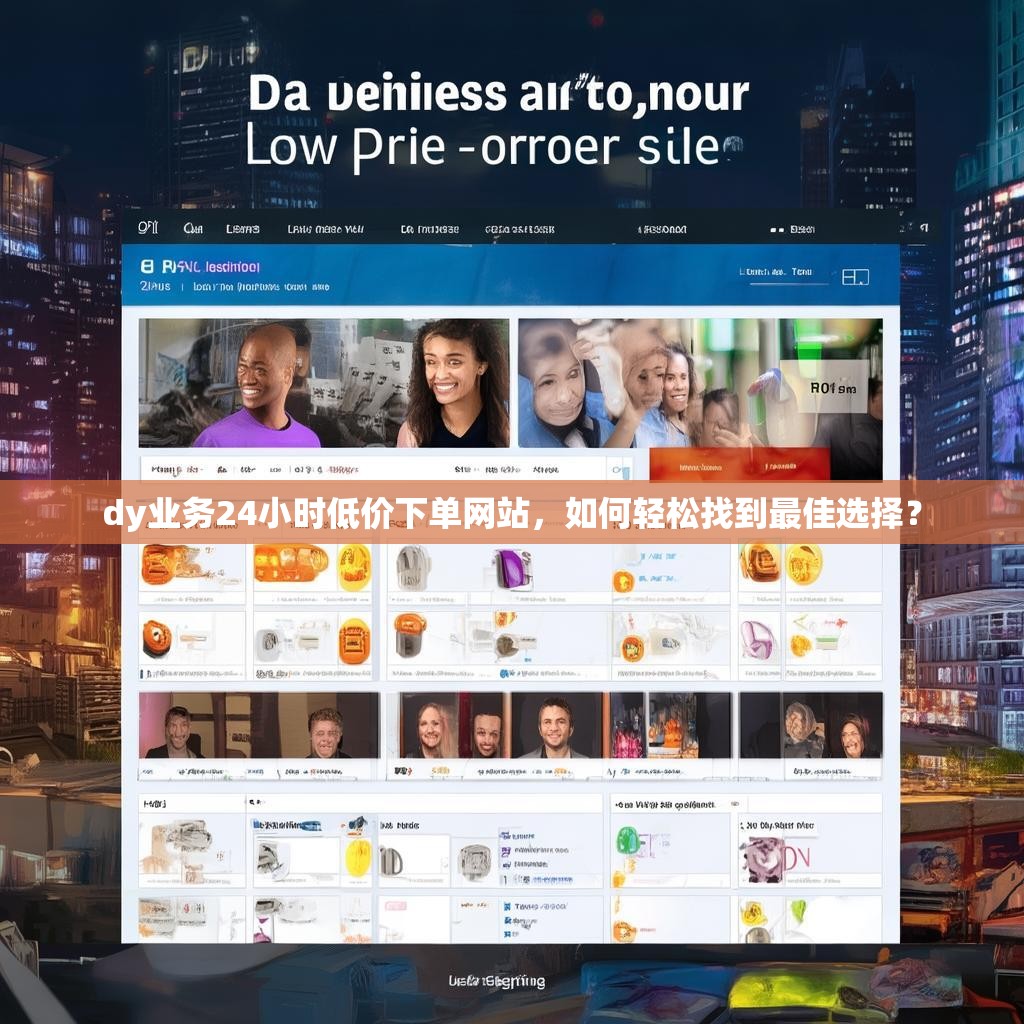 dy业务24小时低价下单网站，如何轻松找到最佳选择？