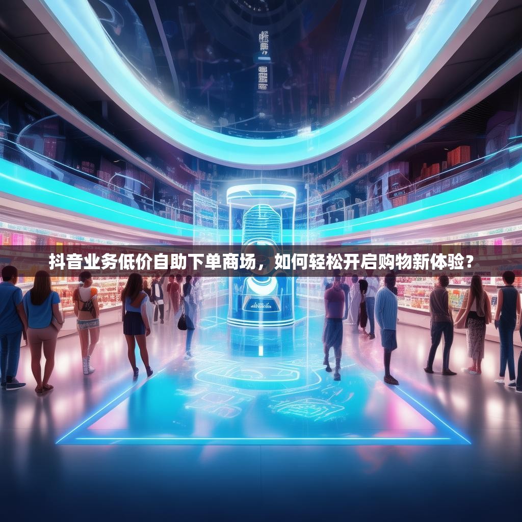 抖音业务低价自助下单商场，如何轻松开启购物新体验？