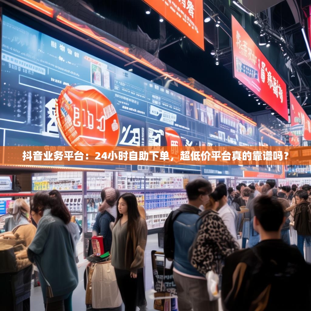 抖音业务平台：24小时自助下单，超低价平台真的靠谱吗？