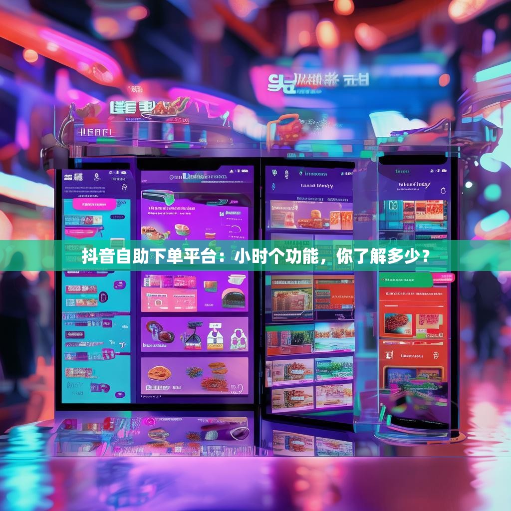 抖音自助下单平台：小时个功能，你了解多少？