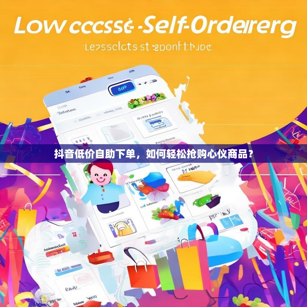 抖音低价自助下单，如何轻松抢购心仪商品？