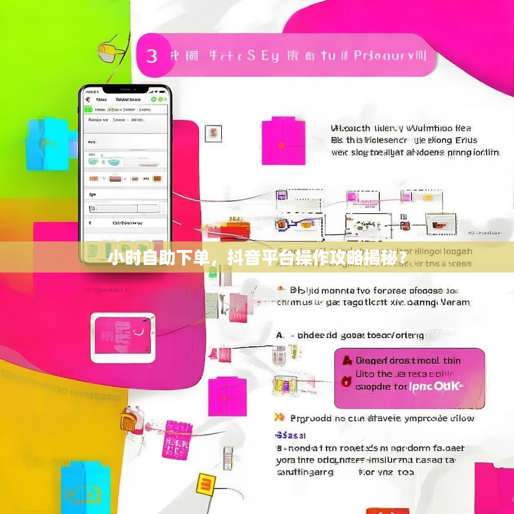 小时自助下单，抖音平台操作攻略揭秘？