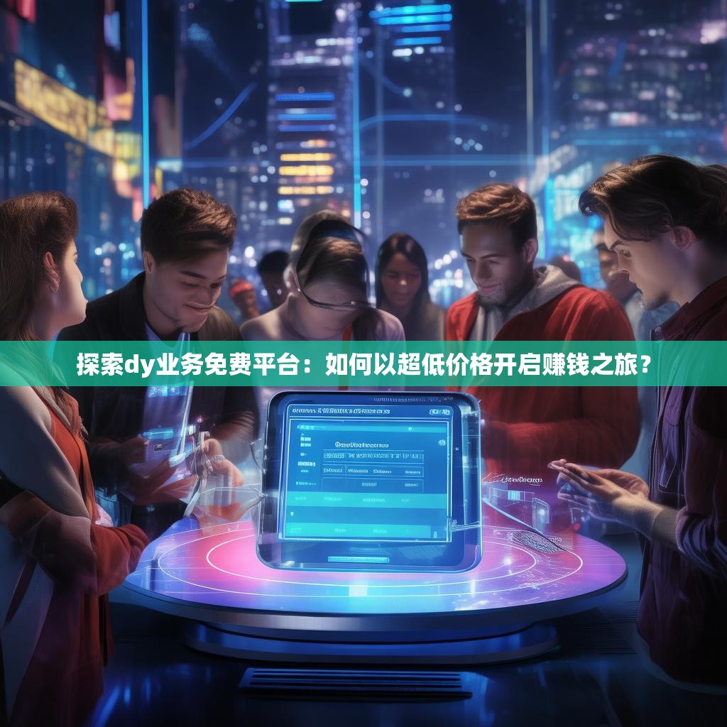 探索dy业务免费平台：如何以超低价格开启赚钱之旅？