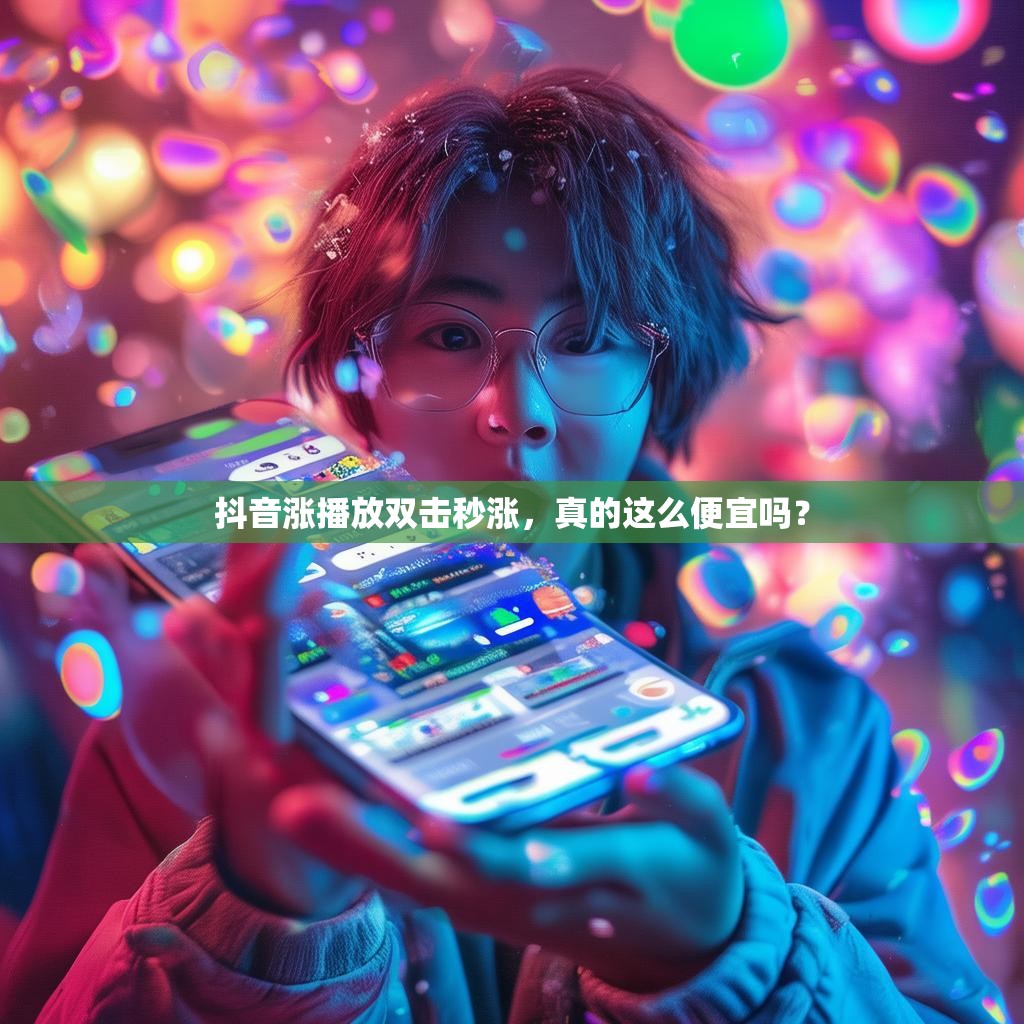 抖音涨播放双击秒涨，真的这么便宜吗？