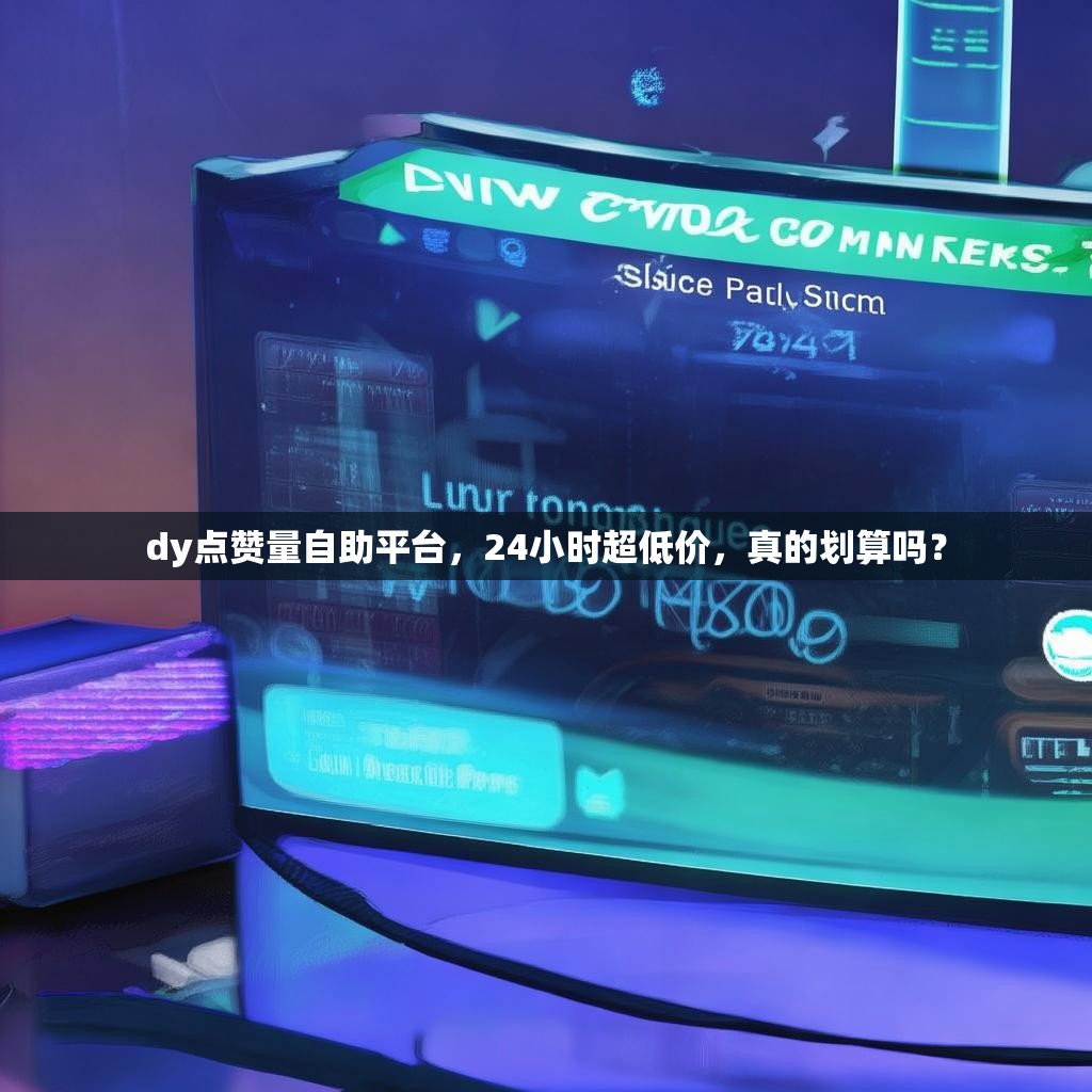 dy点赞量自助平台，24小时超低价，真的划算吗？