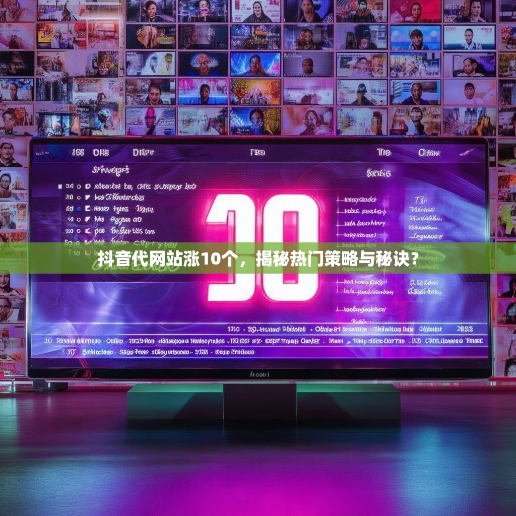 抖音代网站涨10个，揭秘热门策略与秘诀？