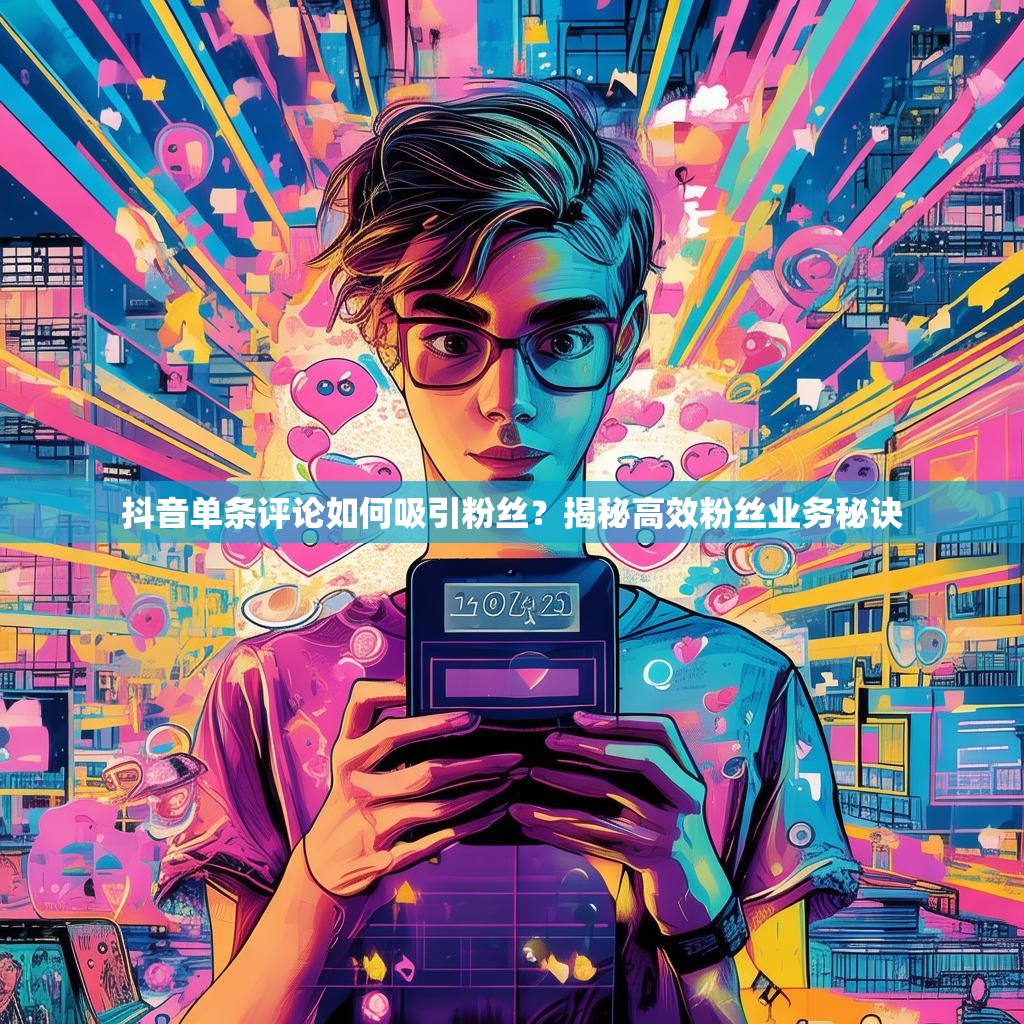 抖音单条评论如何吸引粉丝？揭秘高效粉丝业务秘诀