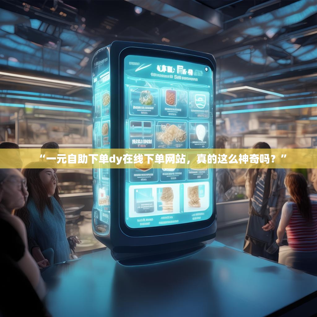 “一元自助下单dy在线下单网站,真的这么神奇吗?” “一元自助下单dy在线下单网站,真的这么神奇吗?”