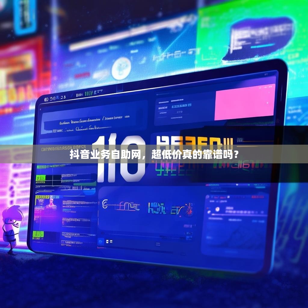 抖音业务自助网，超低价真的靠谱吗？