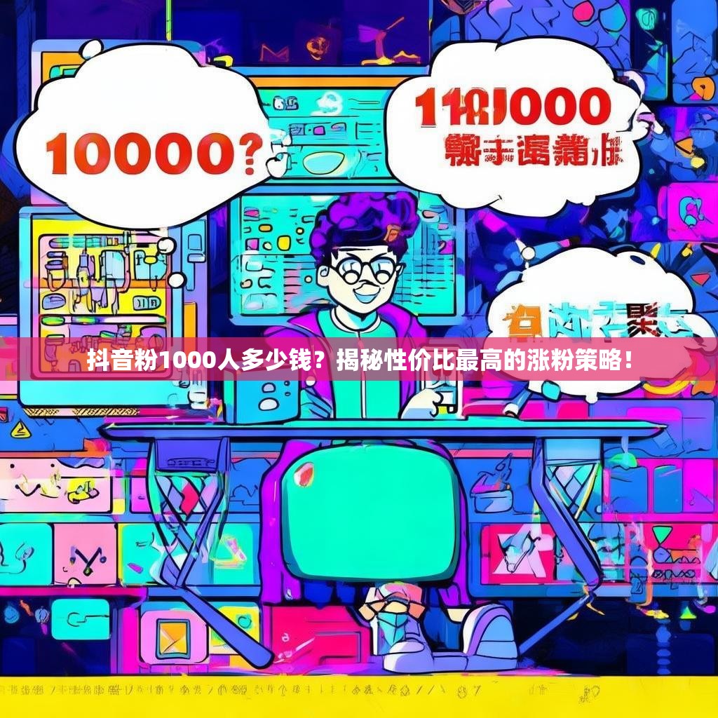 抖音粉1000人多少钱？揭秘性价比最高的涨粉策略！