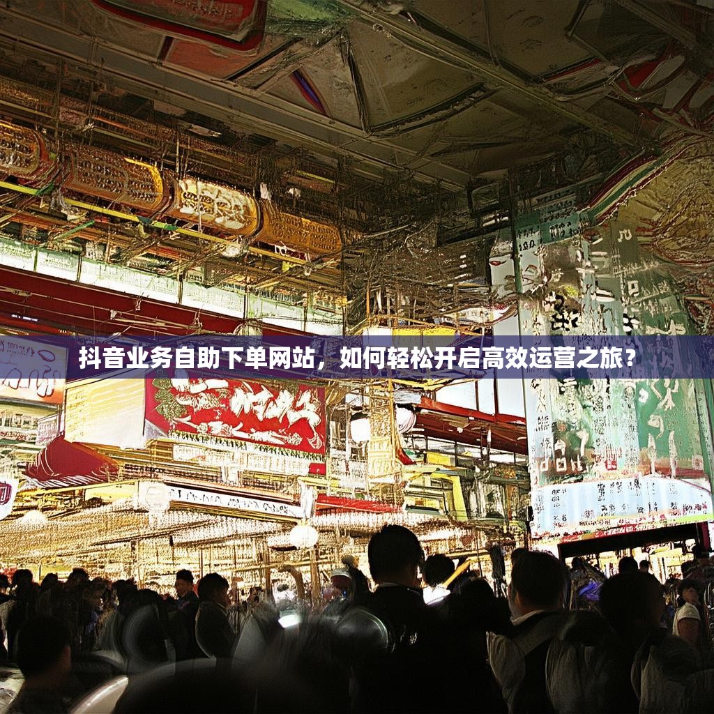 抖音业务自助下单网站，如何轻松开启高效运营之旅？