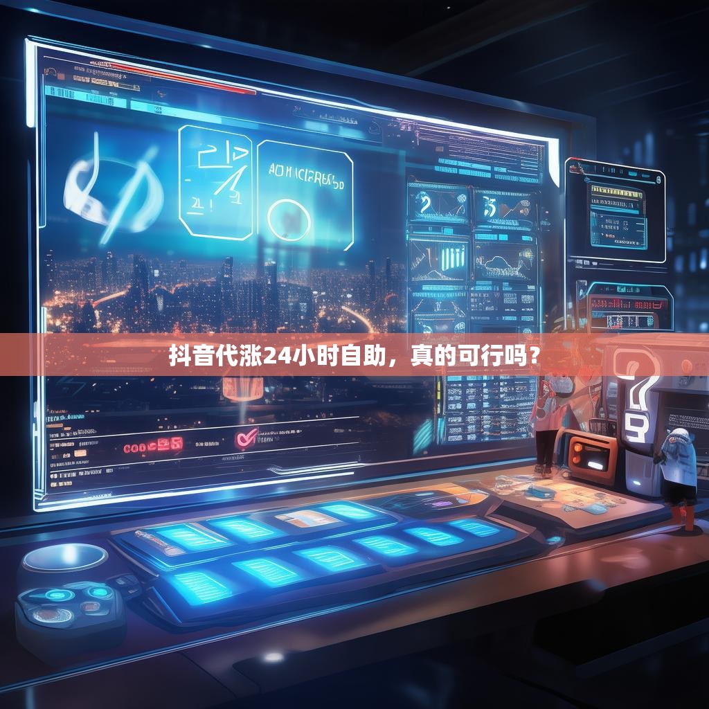 抖音代涨24小时自助，真的可行吗？