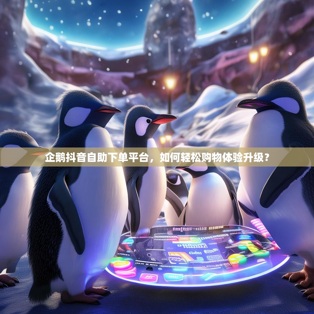 企鹅抖音自助下单平台，如何轻松购物体验升级？