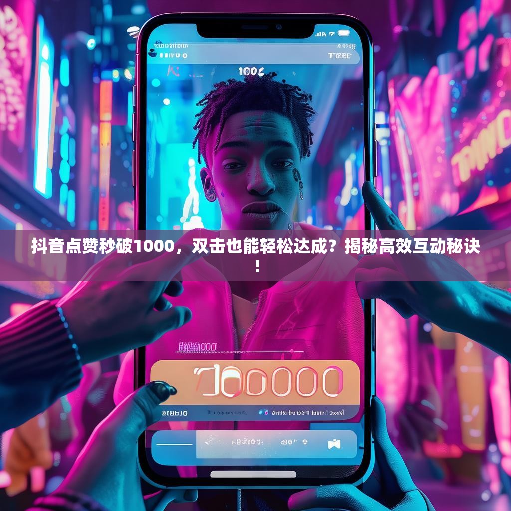 抖音点赞秒破1000,双击也能轻松达成?揭秘高效互动秘诀! 抖音点赞秒破1000,双击也能轻松达成?揭秘高效互动秘诀!