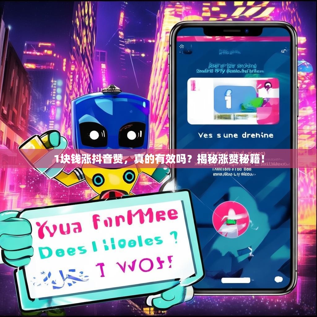 1块钱涨抖音赞,真的有效吗?揭秘涨赞秘籍! 1块钱涨抖音赞,真的有效吗?揭秘涨赞秘籍!