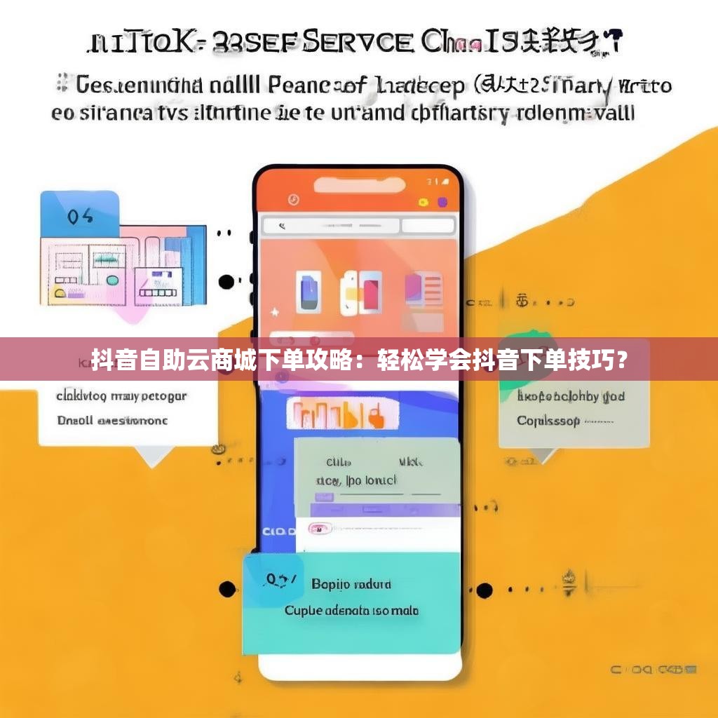 抖音自助云商城下单攻略：轻松学会抖音下单技巧？