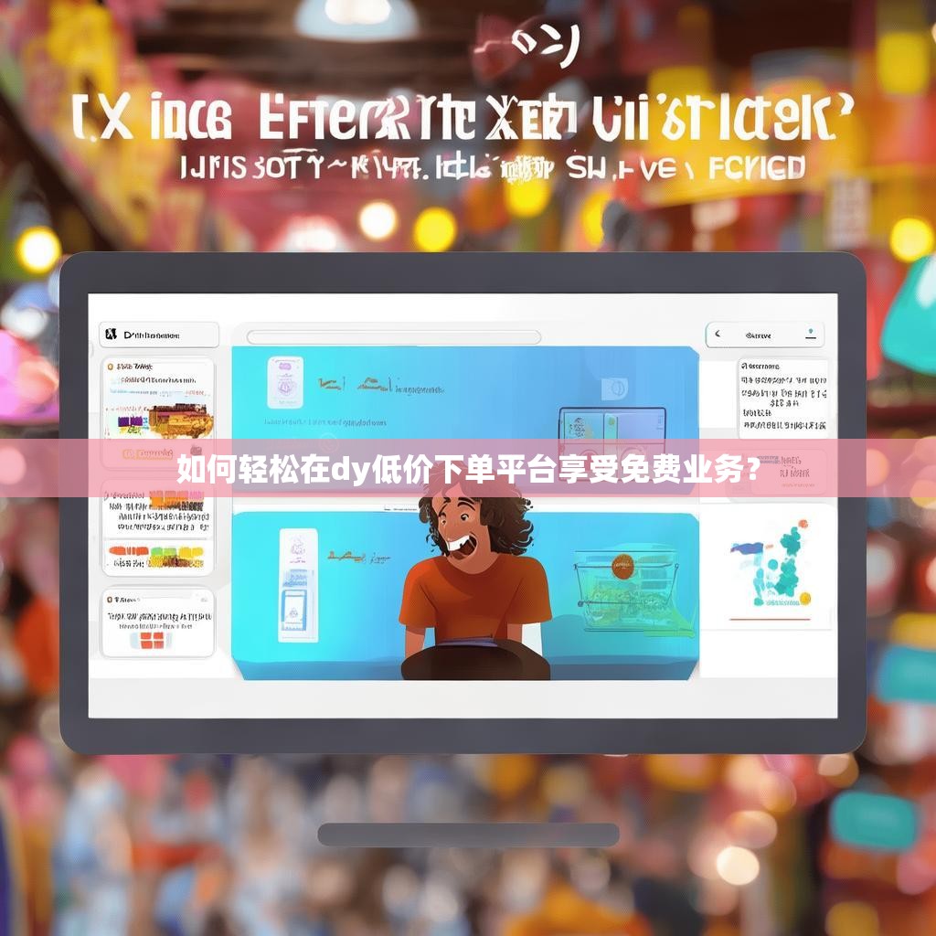 如何轻松在dy低价下单平台享受免费业务？