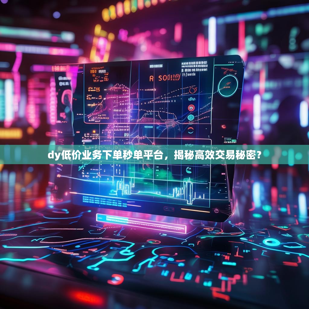 dy低价业务下单秒单平台,揭秘高效交易秘密? dy低价业务下单秒单平台,揭秘高效交易秘密?
