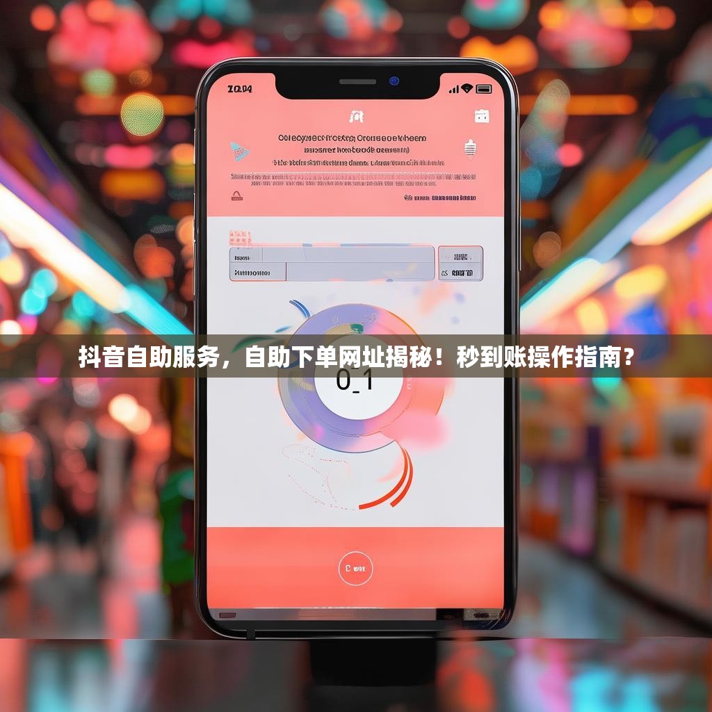 抖音自助服务，自助下单网址揭秘！秒到账操作指南？
