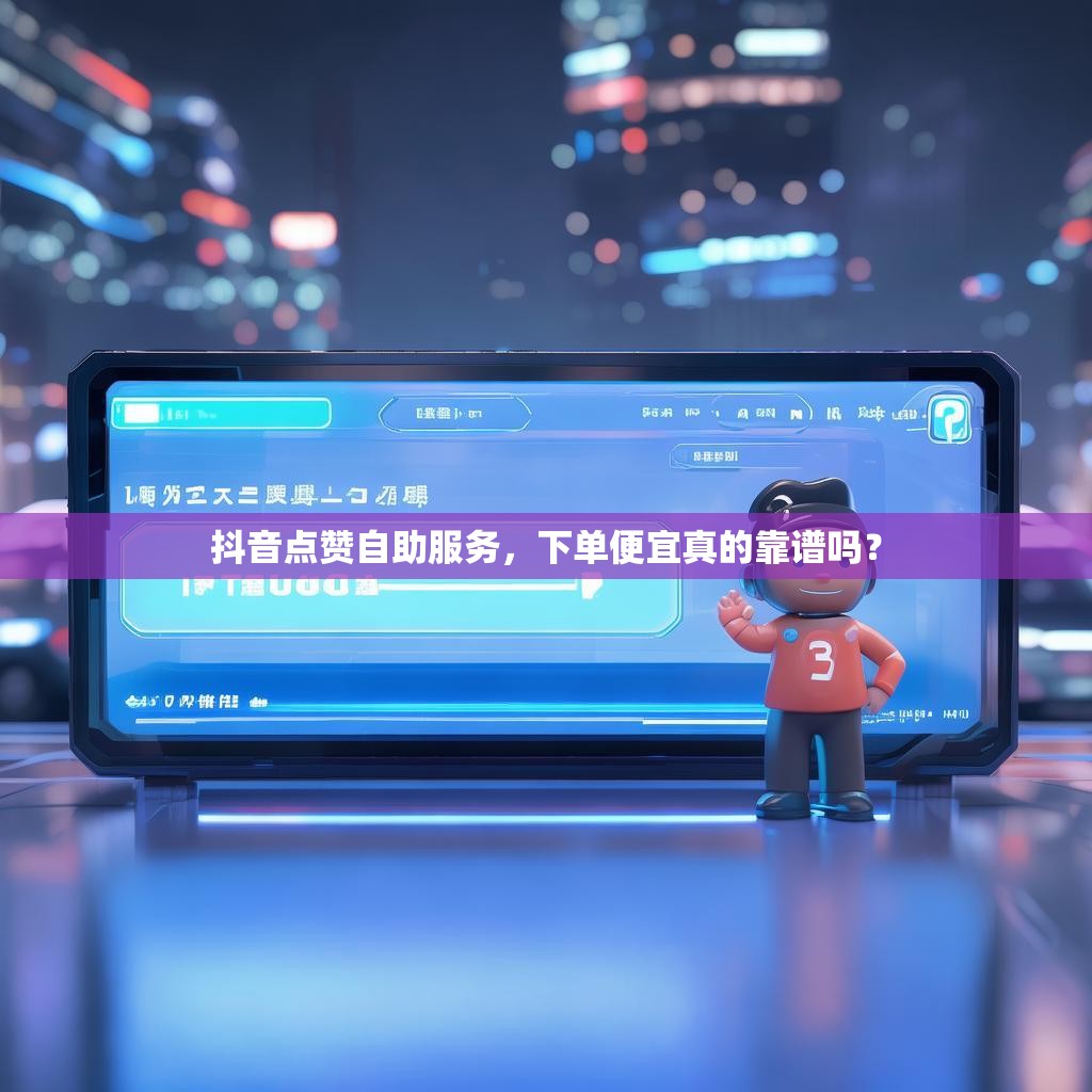 抖音点赞自助服务，下单便宜真的靠谱吗？