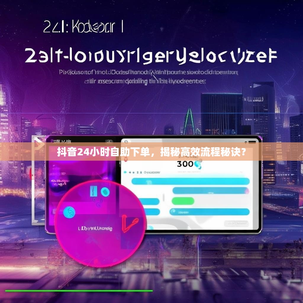 抖音24小时自助下单，揭秘高效流程秘诀？