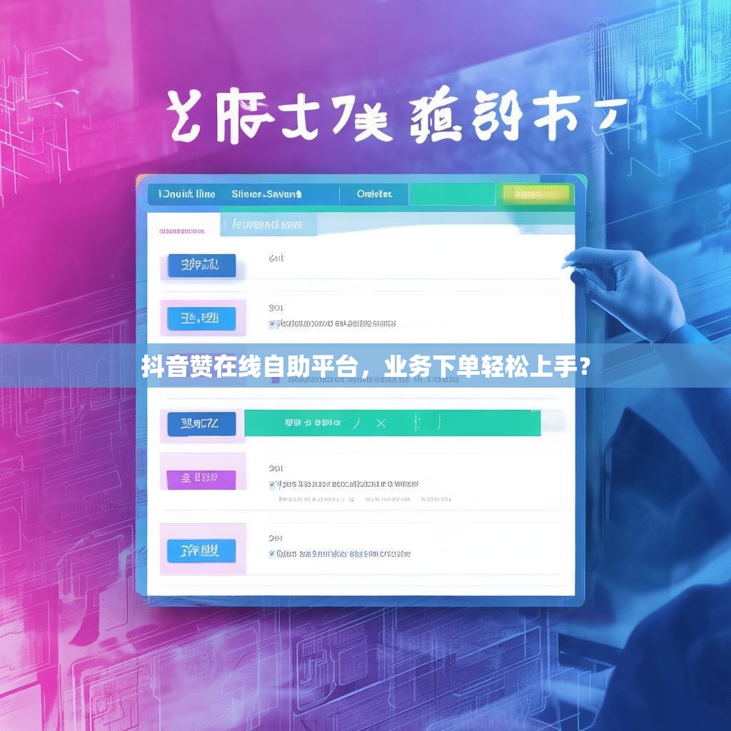 抖音赞在线自助平台,业务下单轻松上手? 抖音赞在线自助平台,业务下单轻松上手?