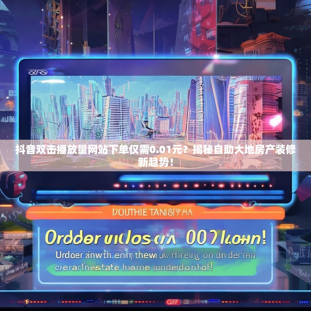 抖音双击播放量网站下单仅需0.01元？揭秘自助大地房产装修新趋势！